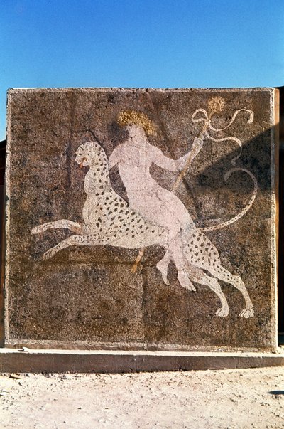 Bacchus Riding a Leopard, 1st-2nd Century AD by Roman